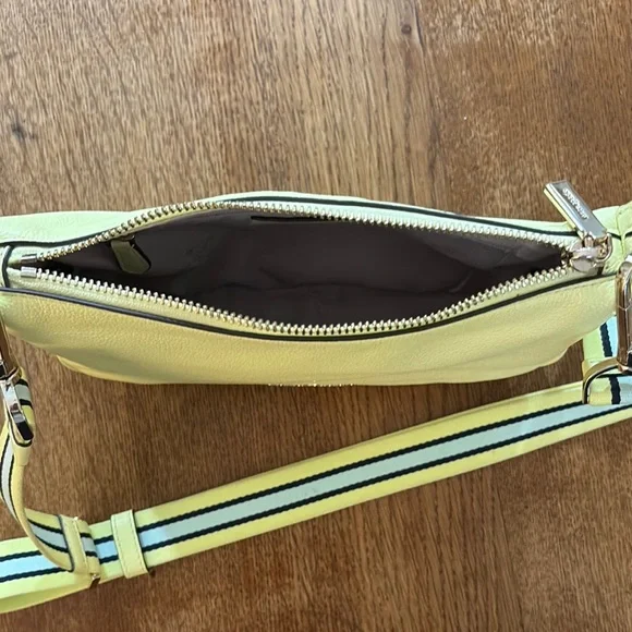 Kate Spade Small Rosie Yellow Shoulder Bag with Detachable Strap - Picture 3 of 5